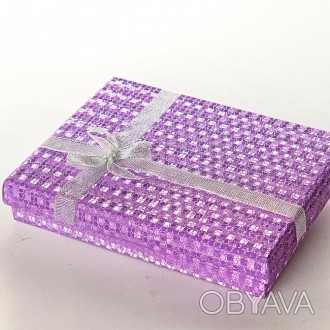 [16/12/3 см] Подарочная коробочка для украшений Блеск Ассорти большая прямоуголь. . фото 1