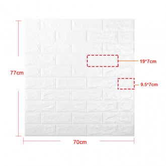 3D панелі самоклеючі – декоративне покриття для стін, виконане з легкого та міцн. . фото 11