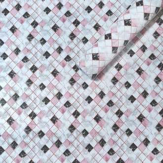 Самоклеюча плівка рожева мозаїка 0,45х10м (KN-X0187-1)
Плівка на самоклейці ідеа. . фото 2