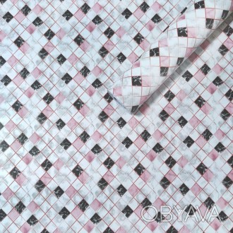 Самоклеюча плівка рожева мозаїка 0,45х10м (KN-X0187-1)
Плівка на самоклейці ідеа. . фото 1