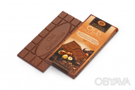 Молочный шоколад с дробленым лесным орехом. Содержание какао - продуктов 34%.. . фото 1