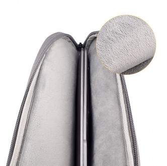 Сумка чехол для ноутбука текстильная с ручкой
	Внутреннее флисовое покрытие чехл. . фото 7