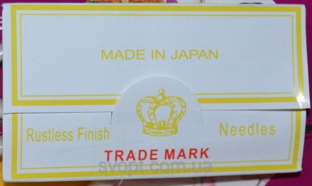 Универсальный набор швейных игл состоит из 12 иголок японского качества разных р. . фото 4