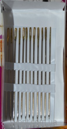 Универсальный набор швейных игл состоит из 12 иголок японского качества разных р. . фото 2