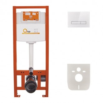 Набір інсталяція 4 в 1 Qtap Nest ST з лінійною панеллю змиву QT0133M425V1105GW. Киев. фото 1 Набір інсталяція 4 в 1 Qtap Nest ST з лінійною панеллю змиву QT0133M425V1105GW. Киев. фото 1