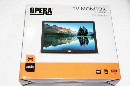 14,4" TV Opera OP-1420 + HDMI Портативний телевізор з Т2
Телевізор TV Oper. . фото 8