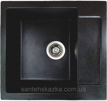 Гранітна кухонна мийка
Монтаж: Врізається з верху стільниці
Габарити мийки (мм):. . фото 2