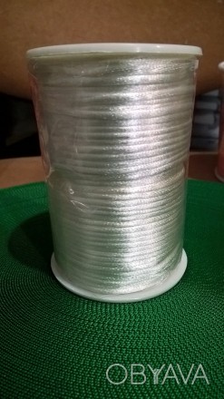 Шнур корсетный шелковый,применяется при плетении браслетов и шамбал.Очень прочны. . фото 1