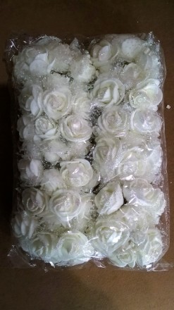 Декоративная роза для поделок.В упаковке 72 шт.Высота розочки 5 см. На сегодняшн. . фото 3