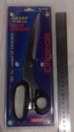 Кравецькі ножиці з лезом 13 см, лезо із сталі, ручки з пластику.
 Ножиці - це не. . фото 2