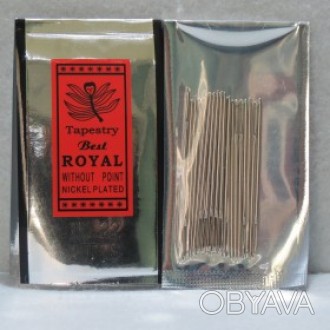 Иглы Royal №22
Для вышивания 
Цены указаны за: 1 упаковку (25 игл)
 
 На сегодня. . фото 1