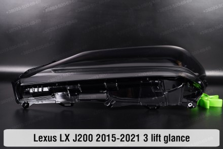 Стекло на фару Lexus LX J200 LX450 LX570 OEM (2015-2021) III поколение 3 рестайл. . фото 5