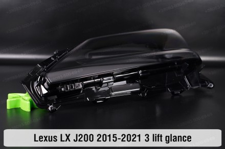 Стекло на фару Lexus LX J200 LX450 LX570 OEM (2015-2021) III поколение 3 рестайл. . фото 6