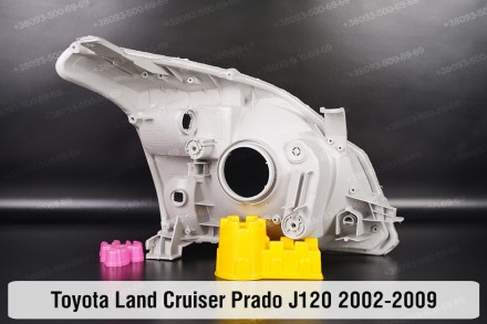 Новий корпус фари Toyota Land Cruiser Prado J120 (2002-2009) III покоління лівий. . фото 3