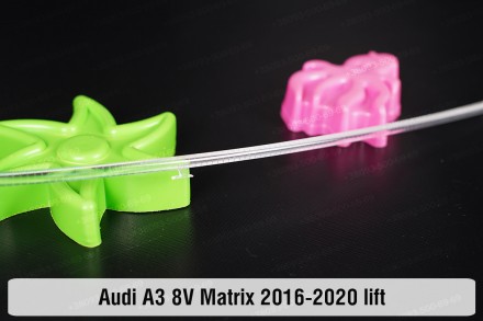Световод фары Audi A3 8V Matrix (2016-2020) рестайлинг длинный левый: качество п. . фото 6