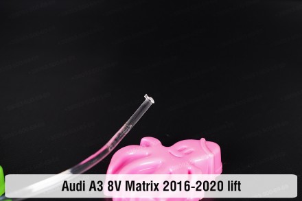 Световод фары Audi A3 8V Matrix (2016-2020) рестайлинг длинный левый: качество п. . фото 5