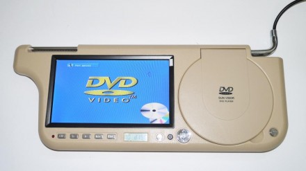 Авто козырек 7" с DVD+USB+SD Бежевый
7"-дюймовый солнцезащитный козыр. . фото 4