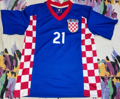 Футболка Hrvatska National Team, Petric, размер-S, длина-60см, под мышками-45см,. . фото 2