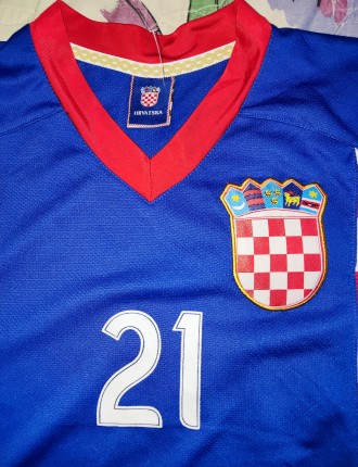 Футболка Hrvatska National Team, Petric, размер-S, длина-60см, под мышками-45см,. . фото 4