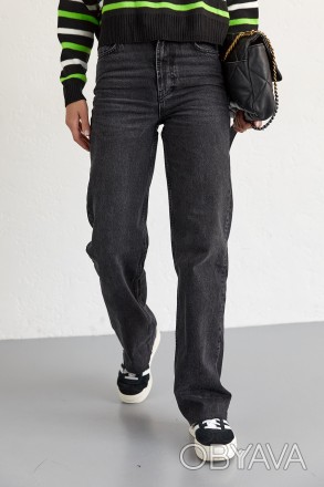 Джинсы Straight – это джинсовые брюки с прямым кроем, которые идеально подходят . . фото 1