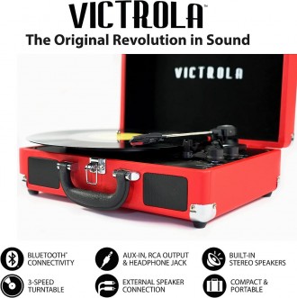 Описание
Виниловый проигрыватель Victrola - это музыкальный центр в ретро стиле . . фото 5