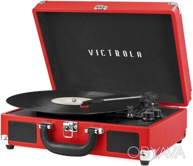Виниловый проигрыватель (граммофон) Victrola VSC 550BT Красный