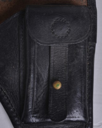 Кожаная кобура Маузер 1910 цвет черный фурнитура металлическая предназначена для. . фото 9