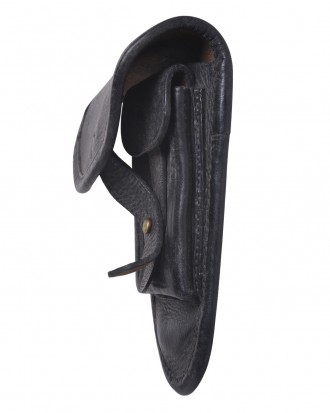 Кожаная кобура Маузер 1910 цвет черный фурнитура металлическая предназначена для. . фото 5