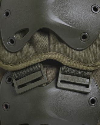 Армейские тактические налокотники полевые цвет зеленый уставной вариант регулиро. . фото 6