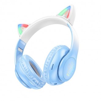 Навушники Hoco Cat ears BT headphones W42 – бездротова гарнітура для просл. . фото 11