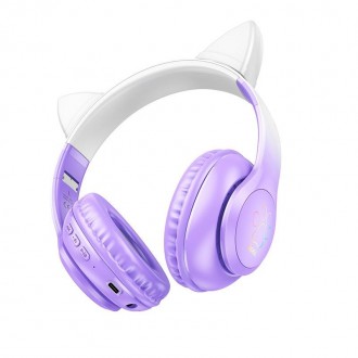 Навушники Hoco Cat ears BT headphones W42 – бездротова гарнітура для просл. . фото 5