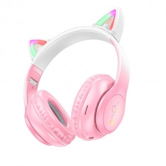 Навушники Hoco Cat ears BT headphones W42 – бездротова гарнітура для просл. . фото 2