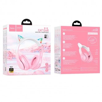 Навушники Hoco Cat ears BT headphones W42 – бездротова гарнітура для просл. . фото 3