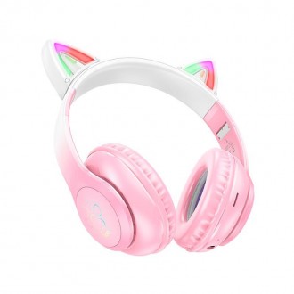 Навушники Hoco Cat ears BT headphones W42 – бездротова гарнітура для просл. . фото 4