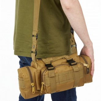 Сумка тактическая, универсальная можно использовать как сумку на пояс, как сумку. . фото 20