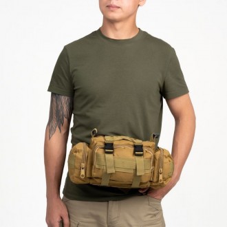 Сумка тактическая, универсальная можно использовать как сумку на пояс, как сумку. . фото 11