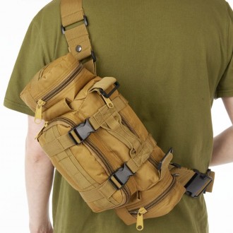 Сумка тактическая, универсальная можно использовать как сумку на пояс, как сумку. . фото 4