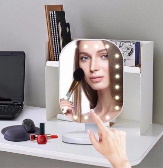 LED зеркало с подсветкой для макияжа 20 светодиодов предназначено для женщин, за. . фото 3