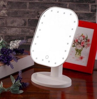 LED зеркало с подсветкой для макияжа 20 светодиодов предназначено для женщин, за. . фото 4