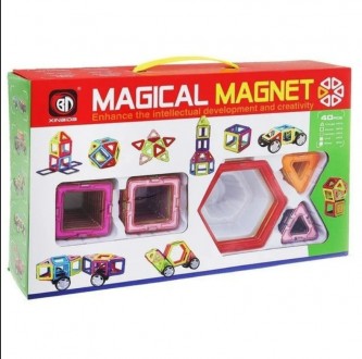 Магнитный конструктор Magical Magnet 40 деталей 
Это конструктор откроет Вам две. . фото 3