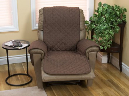 Двусторонняя накидка на кресло - Couch Coat (водоотталкивающая) - защитит от шер. . фото 5