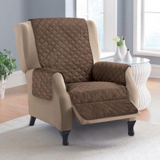 Двусторонняя накидка на кресло - Couch Coat (водоотталкивающая) - защитит от шер. . фото 2