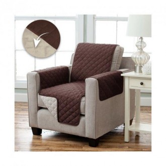 Двусторонняя накидка на кресло - Couch Coat (водоотталкивающая) - защитит от шер. . фото 7