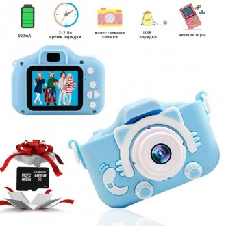Гипоаллергенный цифровой фотоаппарат Smart Kids Kitty Камера для детей Кошечка Г. . фото 5