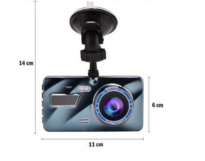 Видеорегистратор для автомобиля Dual Lens A10/DVR-V2 Full HD 1080 3,5" : имеет к. . фото 3