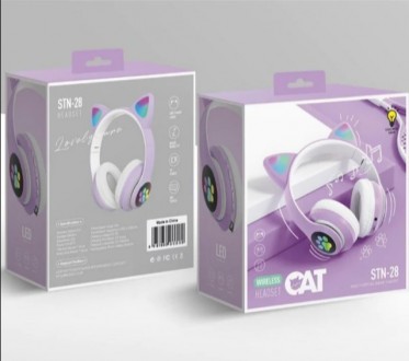 З
Навушники бездротові Bluetooth CAT EAR VZV-23M
 
Бездротові навушники
Оригінал. . фото 3