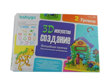 Детский конструктор Babygo 3Д искусство волшебные палочки 2 уровень
Конструктор . . фото 2
