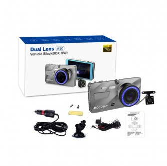 ANATAR IPS 4 ''Full HD 1296P Автомобильный видеорегистратор камера с двумя объек. . фото 4