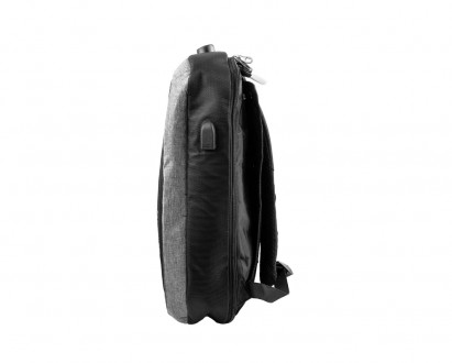 Бізнес-рюкзак для ноутбука для чоловіків Антикражі 2-в-1 Сумки з натуральної шкі. . фото 7