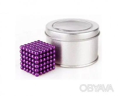 Neocube (неокуб) — це куб, що складається з 216 сильно намагнічених кульок зі сп. . фото 1